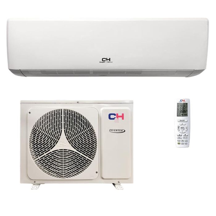 Кондиционер Cooper&Hunter Vital 20м2 инвертор 7000BTU 2.35кВт A/A -15°С Wi-Fi R32 белый