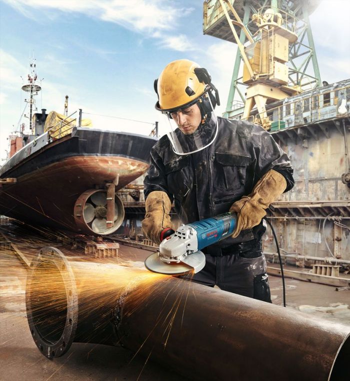 Шлифмашина угловая Bosch GWS 30-230 B, 230 мм, 2800Вт, 6500об/мин, 5.9 кг