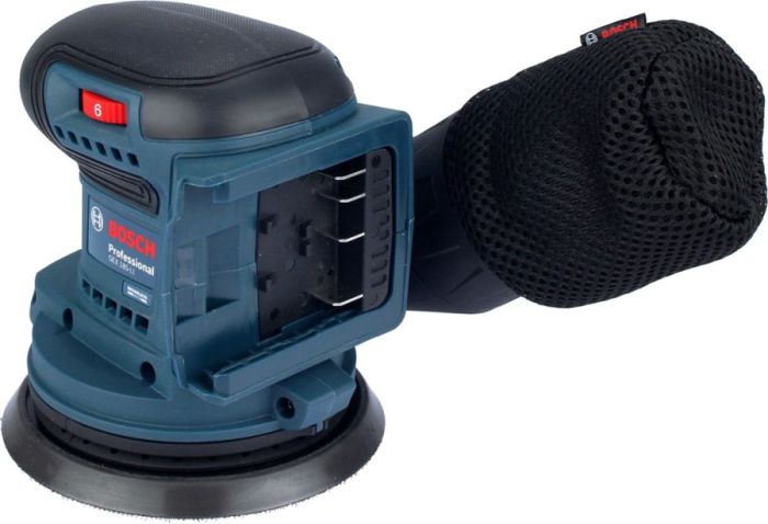 Шлифмашина эксцентриковая аккумуляторная Bosch GEX 185-LI, 18В, 125 мм, 6000-10000 об/мин, 0.93 кг, без АКБ и ЗУ
