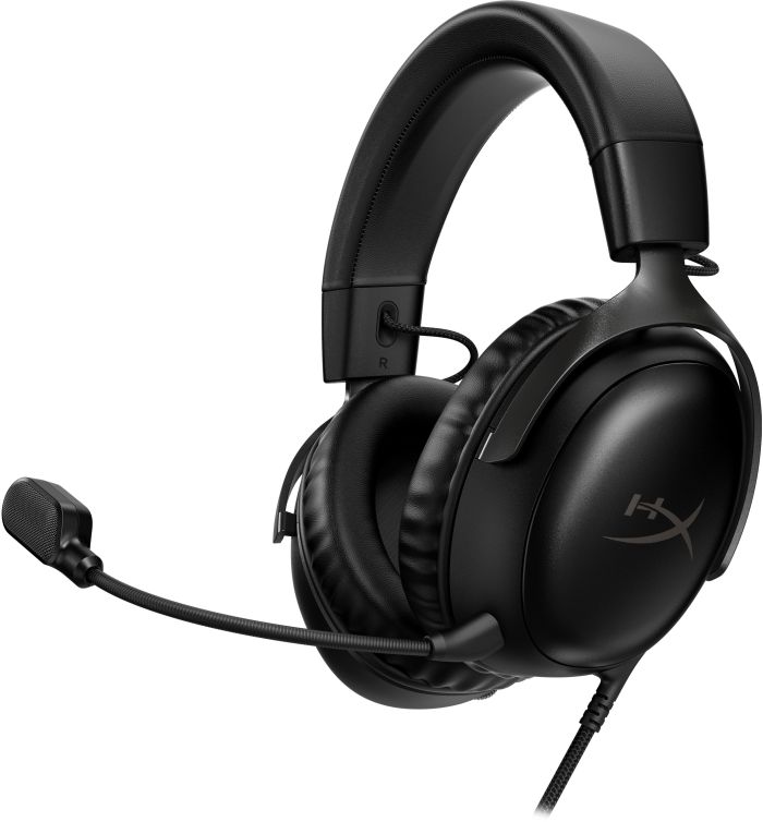 Гарнитура игровая HyperX Cloud III, mini-jack/USB-A/USB-C, 1.2м/1.3м, черный