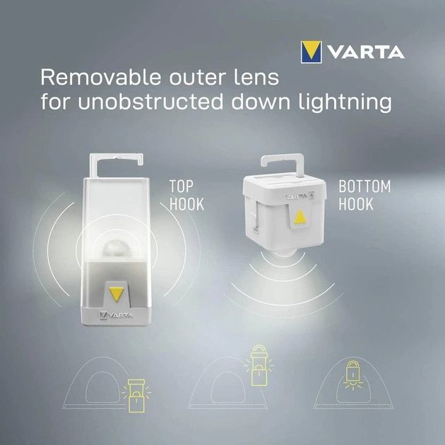 Фонарь Varta Кемпинговый Ambiance  L10, IP54, , до 150 люмен, до 250 часов роботы, 3хАА