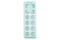 Форма для льоду з кришкою Ardesto Fresh Cylinder, 27х9.5х3.8см, силікон, пластик, блакитний