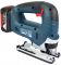 Лобзик аккумуляторный Bosch GST 185-LI, 18В, Акб 2х4Ач, 3500 об/мин, ход 26мм, кейс, 2кг
