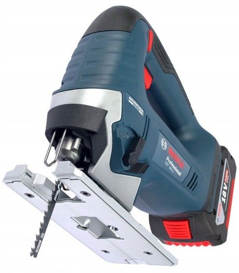 Лобзик аккумуляторный Bosch GST 185-LI 18В, Акб 4Ач, 0-3500 об/мин, ход 26мм, кейс, 2кг