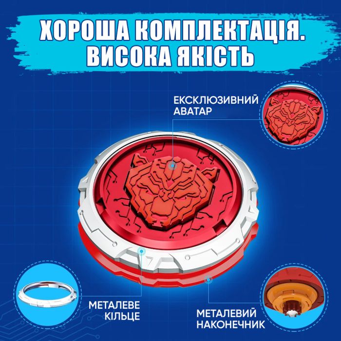 Волчок Infinity Nado VI Starter Pack Пылающий Боевой Медведь (Blazing War Bear)