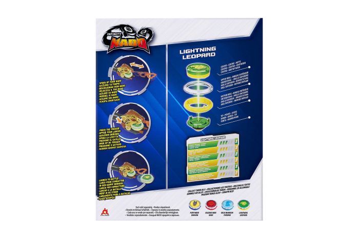 Дзиґа Infinity Nado VI Starter Pack Сліпучий Леопард (Lighting Leopard)
