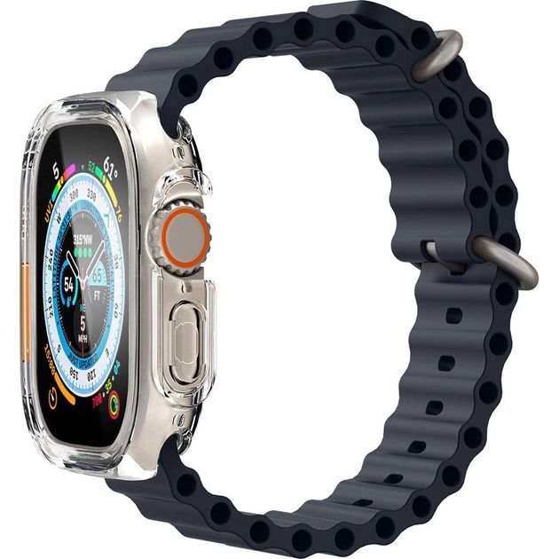 Чехол-накладка Spigen для Apple Watch Ultra (49mm), Ultra Hybrid, Crystal Clear