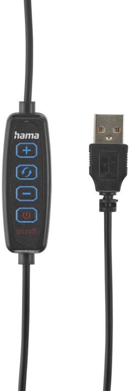 Трипод смартфону Hama Steady-120 V2, кулястий, 185см, Bluetooth, зі світлодіодним кільцем, чорний
