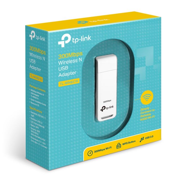 Адаптер WiFi TP-LINK  N300, USB TP-Link TL-WN821N