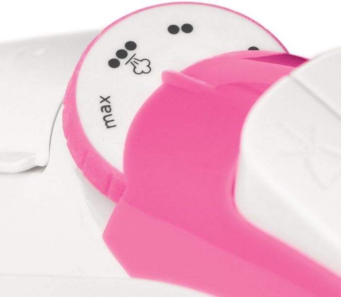 Праска Russell Hobbs Light & Easy Pro, 2600Вт, 240мл, паровий удар -130гр, постійна пара - 40гр, керам. підошва, біло-рожевий