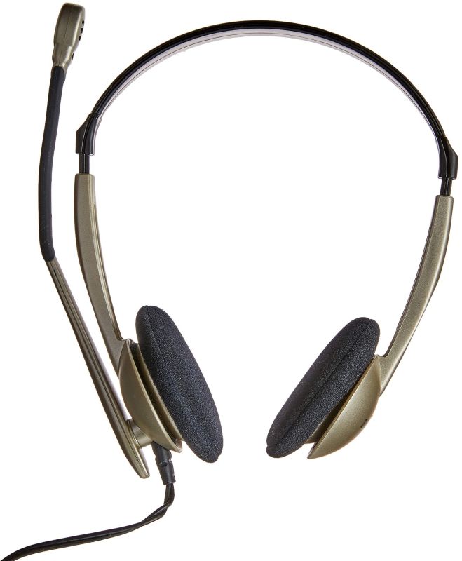 Гарнітура комп'ютерна стерео On-Ear Koss CS100i, 3.5мм, Uni Mic, 2.4м, кремовий