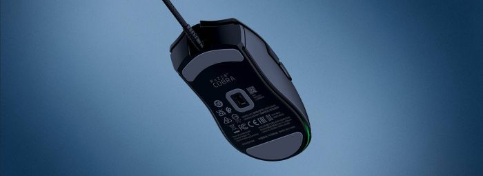 Мышь Razer Cobra, RGB, USB-A, чёрный