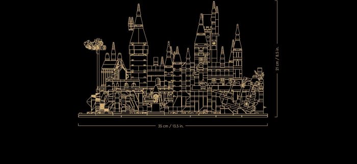 Конструктор LEGO Harry Potter Замок и территория Хогвартса