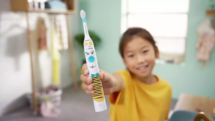 Щетка зубная электр. Philips Philips Sonicare For Kids для детей , насадок-1, 2 комплекта наклеек