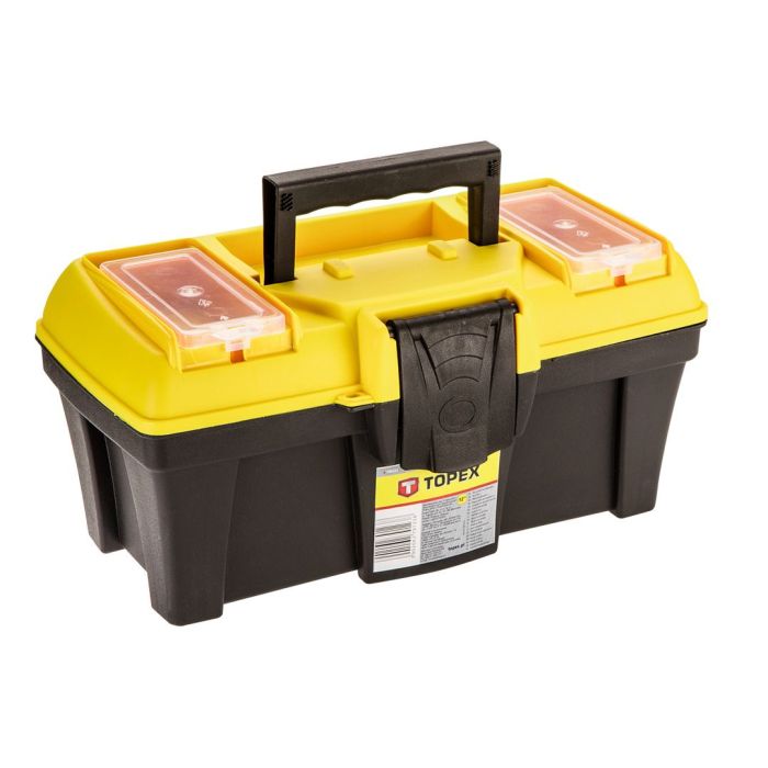 Ящик для инструмента TOPEX, 12", органайзер в крышке, 15х29х14см, пластмасса