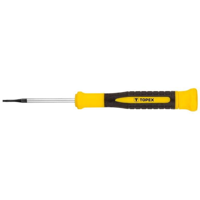 Викрутка TOPEX Torx, прецизійна, T6x50мм, сталь CrV
