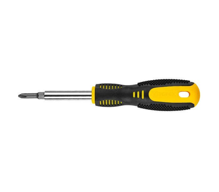 Викрутка TOPEX для насадок 1/4", двосторонні біти 2шт, SL,PH, сталь CrV
