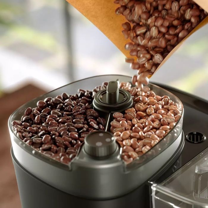 Кофеварка Philips капельная All-in-1 Brew 1.25л, зерно + молотый, дисплей, подогрев кофейника, кофемолка, черный