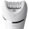 Епілятор Philips 8000 series дисковий, акумуляторний , пінцет.-32, волог.+сух., насадок-2, з підсвіткою, білий