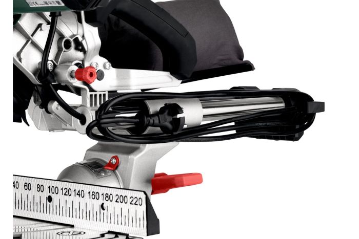 Пила торцовочная Metabo KGS 216 M с протяжкой, 1200Вт, диск 215мм, пропил 70/40мм, 13.4кг