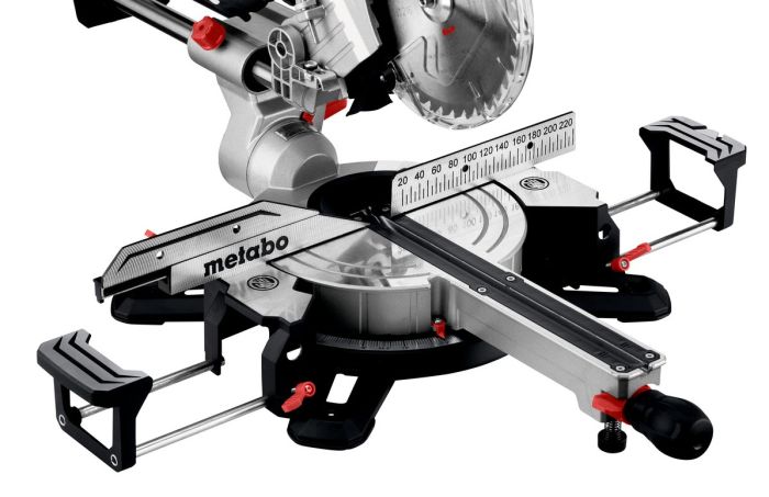Пила торцовочная Metabo KGS 216 M с протяжкой, 1200Вт, диск 215мм, пропил 70/40мм, 13.4кг