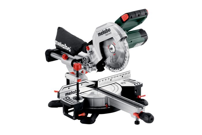 Пила торцовочная Metabo KGS 216 M с протяжкой, 1200Вт, диск 215мм, пропил 70/40мм, 13.4кг