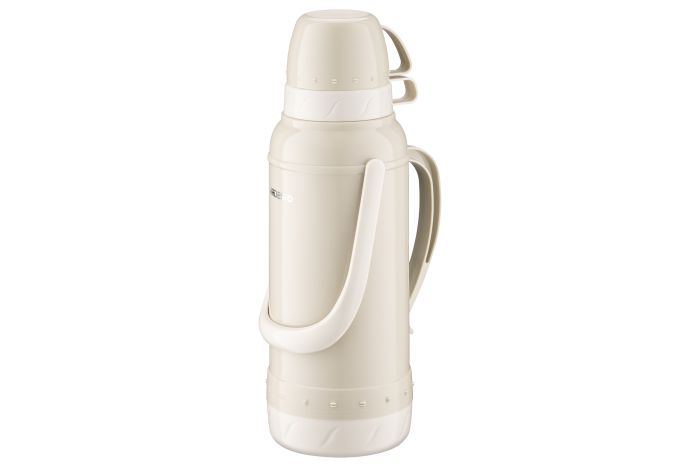 Термос Ardesto Gemini Gourmet, 2000мл, пластик, боросиликатное стекло, бежевый