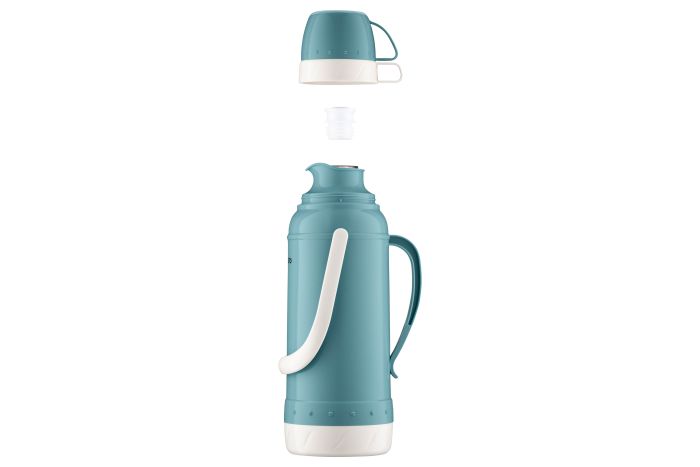 Термос Ardesto Gemini Gourmet, 2000мл, пластик, боросиликатное стекло, синий