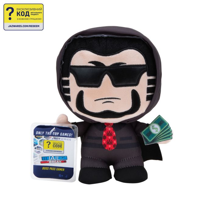 Мягкая игрушка DevSeries Collector Plush Jailbreak: Boss Pass Gamer