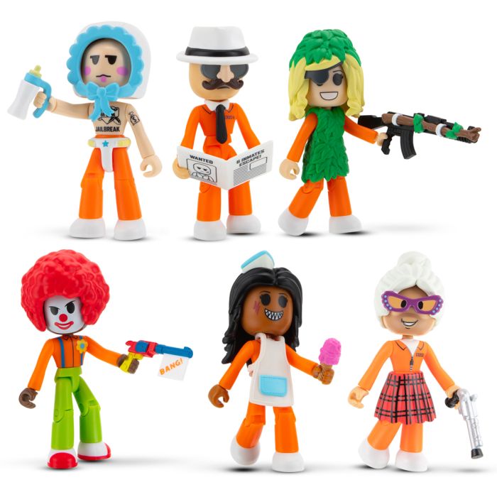 Игровой набор DevSeries Multipack Jailbreak: Hiding in Plain Sight, 6 фигурок и аксессуары