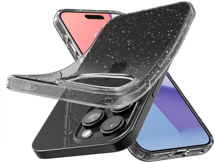 Чехол Spigen для iPhone 15 Pro, Liquid Crystal Glitter, Crystal Quartz