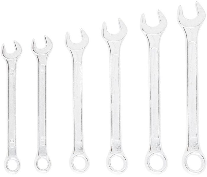 Ключі гайкові Top Tools, набір 6шт, комбіновані, 8-17мм
