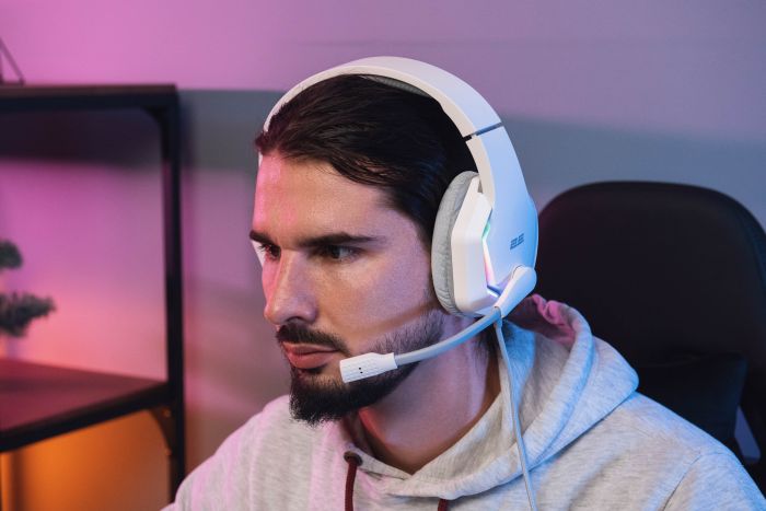 Гарнитура игровая 2E GAMING HG315, 7.1, USB-A, RGB, 2м, белый
