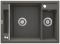 Мийка кухонна Deante Magnetic, граніт, прямокут., з крилом, 690х500х219мм, чаша - 1.5, врізна, антрацит