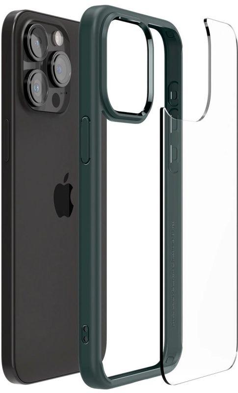 Чохол Spigen для iPhone 15 Pro Max, Ultra Hybrid, Abyss Green