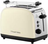 Тостер Russell Hobbs Colours Plus 1600Вт, підігрів, розморожування, метал., бежевий