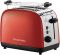 Тостер Russell Hobbs Colours Plus 1600Вт, підігрів, розморожування, метал., червоний