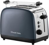 Тостер Russell Hobbs Colours Plus 1600Вт, підігрів, розморожування, метал., сірий