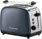 Тостер Russell Hobbs Colours Plus 1600Вт, підігрів, розморожування, метал., сірий