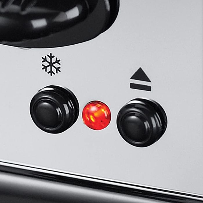 Тостер Russell Hobbs Classic 1100Вт, длинные слоты, металл, красный