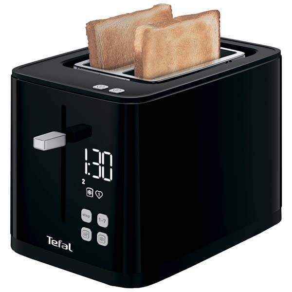 Тостер Tefal Digital 850Вт, LED дисплей, пластик, черный