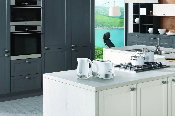 Тостер Gorenje 850Вт, функц. разморозки, автоотключение, металл/пластик, белый