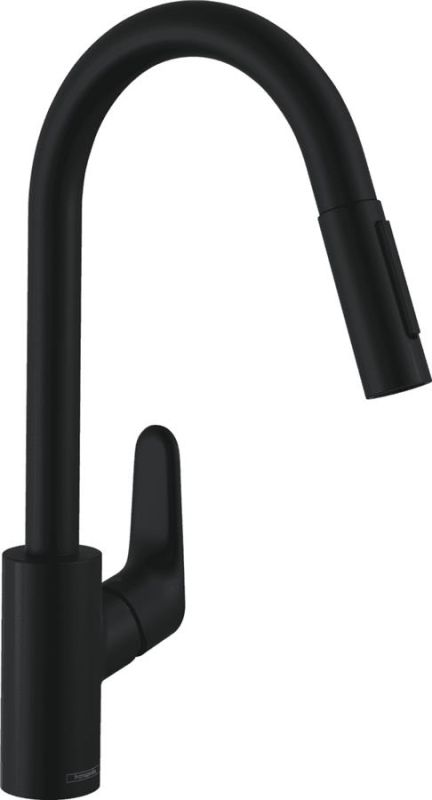 Набір для кухні Hansgrohe , гранітна мийка S520-F480 + зміш. Focus M41, дозатор A41, чорний графіт-чорний матовий