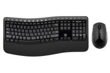 Комплект клавіатура та миша Microsoft  Comfort Desktop 5050 WL, EN/UK/RU, чорний