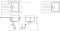 Набор для кухни Hansgrohe , гранитная мойка S520-F345 + смес. Zesis M33, серый камень-сталь