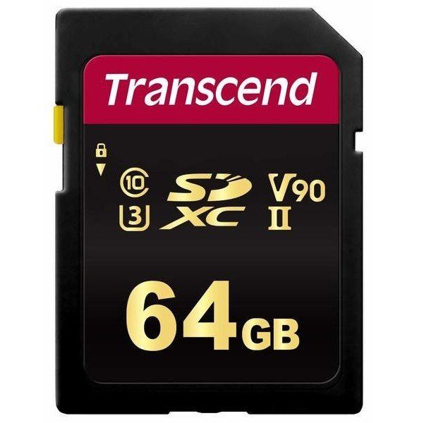 Карта памяти Transcend SD  64GB C10 UHS-II U3 R285/W220MB/s 4K