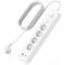 Удлинитель-фильтр сетевой Belkin 4хТип F, 3x1.5мм кв, 16А, USB-A/USB-C 18Вт, защитой от перенапряжения, 2м, белый