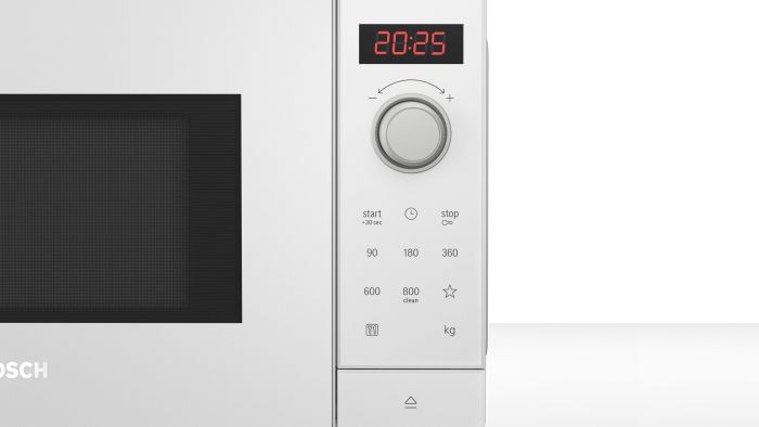 Мікрохвильова піч Bosch, 20л, електр. керув., 800Вт, білий
