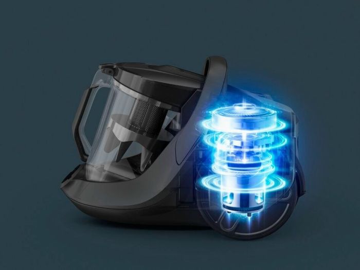 Пылесос Rowenta контейнерный Green Force Cyclnic Effitech+, 500Вт, конт пыль -2.5л, НЕРА, черный
