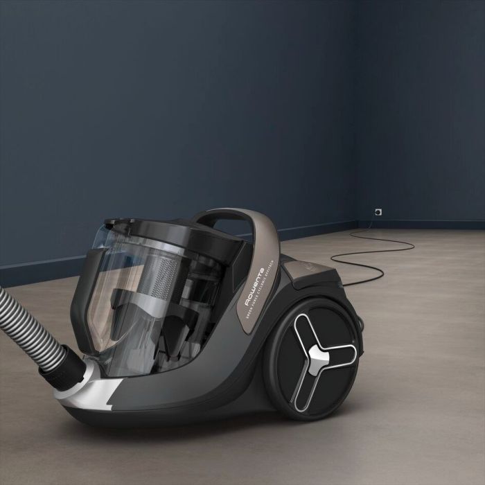 Пылесос Rowenta контейнерный Green Force Cyclnic Effitech+, 500Вт, конт пыль -2.5л, НЕРА, черный